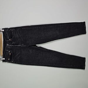 LEVI'S faded black 28x28 high rise jeans